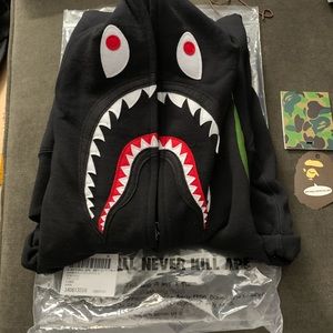 BAPE shark Hoodie Black